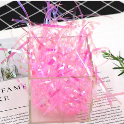 GLITTER Shredded Paper | Colorful Paper Gift Packaging | Paper Fillers Crinkled 20/100 grams