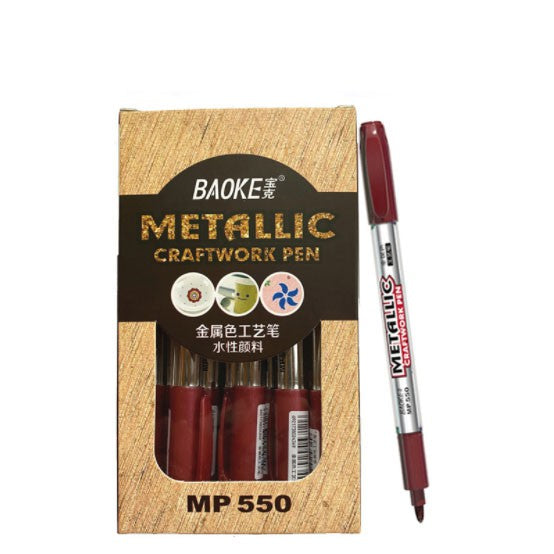1.5mm Metallic Gold/Silver/Colorfully Marker Pen for DIY/Art Coloring/Scrapbooking Stationery