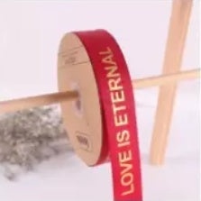 5 yards | LOVE IS ETERNAL Grosgrain Satin Ribbons Diy Wedding Christmas Party Decoration Bow Craft