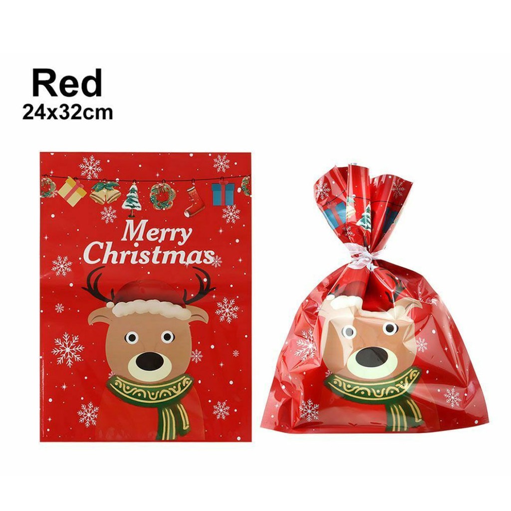 1pc Christmas Gift Flat Pocket Pastry Bag Candy Bag Candy Bag Gift bags