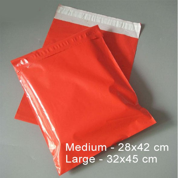(100pcs) HEART PRINT Courier Pouch/ Poly mailer pouch/ Self Adhesive Mailer Pouch Plastic Packaging