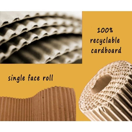(6, 8, 9 inches) 1m Single Face Corrugated Carton Roll