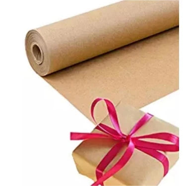 30m/roll BROWN, BLACK kraft paper roll crafts gift packaging small package decorative paper