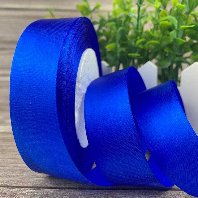 (25 yards/roll) 2.5cm Satin Ribbon Wholesale Gift Packing Christmas decoration Ribbons roll fabric