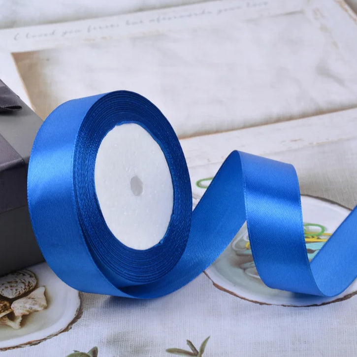 (25 yards/roll) 2cm Satin Ribbon Wholesale Gift Packing Christmas decoration Ribbons roll fabric
