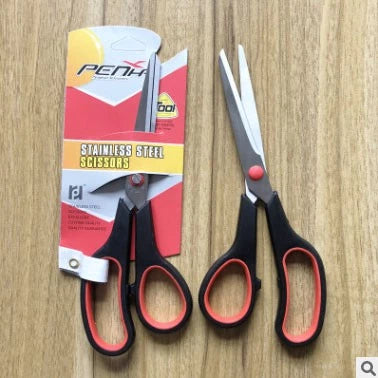 Office supplies stainless steel scissors large hanging card scissors handmade office scissors