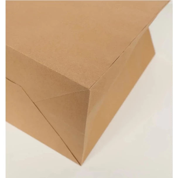 1pc | 120gsm Kraft Brown Punch Hole Takeout Paper Bag with Handle