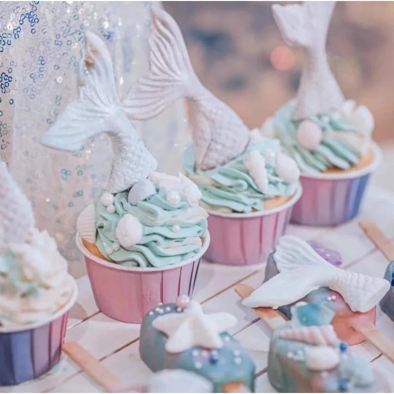 50pcs | GRADIENT Color Baking Cups cupcake liner Egg Tart Baking Wrapper Muffin Liner