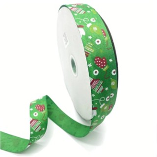 25 yards 2.5 cm Christmas Gift ribbon Wrapping merry christmas Gift satin Ribbon