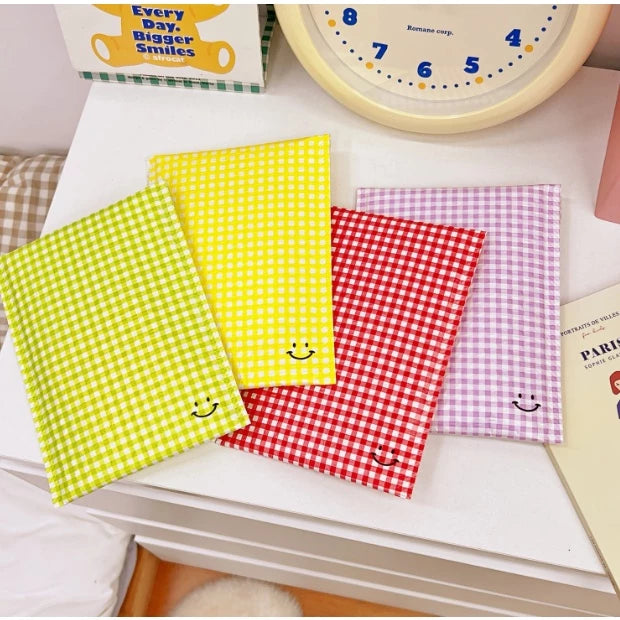 Grid Colorful Bubble Mailer Plastic Padded Envelope Shipping Shockproof Courier Gift Bag