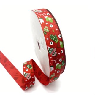 25 yards 2.5 cm Christmas Gift ribbon Wrapping merry christmas Gift satin Ribbon