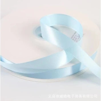 Light Blue 5Yards High Quality Satin Ribbon (0.6cm, 1cm, 2cm, 4cm, 5cm)