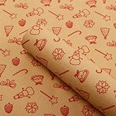 5 Sheets/roll CHRISTMAS Kraft Gift Wrapper Christmas Gift Present Paper Gift paper