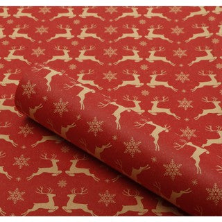 5 Sheets/roll CHRISTMAS Kraft Gift Wrapper Christmas Gift Present Paper Gift paper