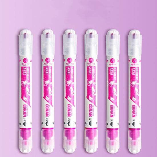 Conan series Color HIGHLIGHTER Cute Refreshing Art Marker Graffiti Highlighter Pen