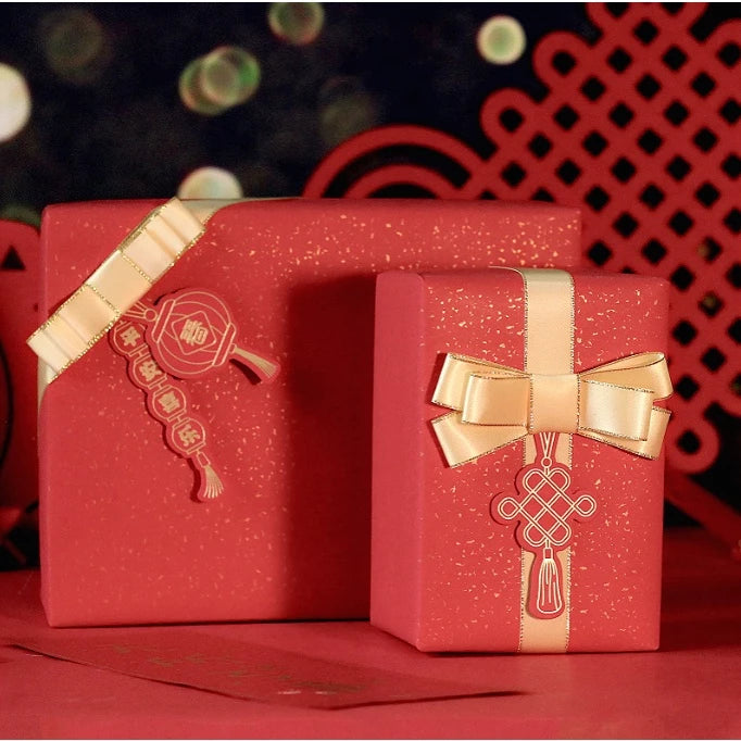 5pcs | Red Chinese Premium Quality Gift Wrapping Paper Pearlescent Red Gift Paper