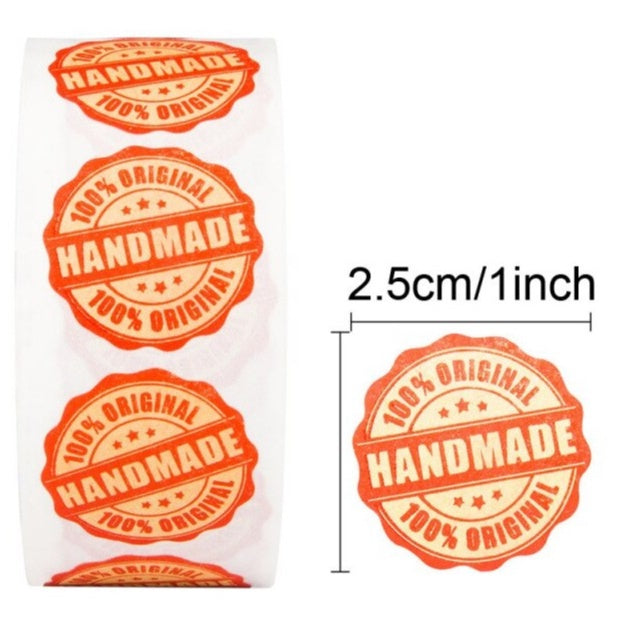 500 sheets | More Designs Stickers | self-adhesive label sealing packaging label | 2.5 cm / 1 inch