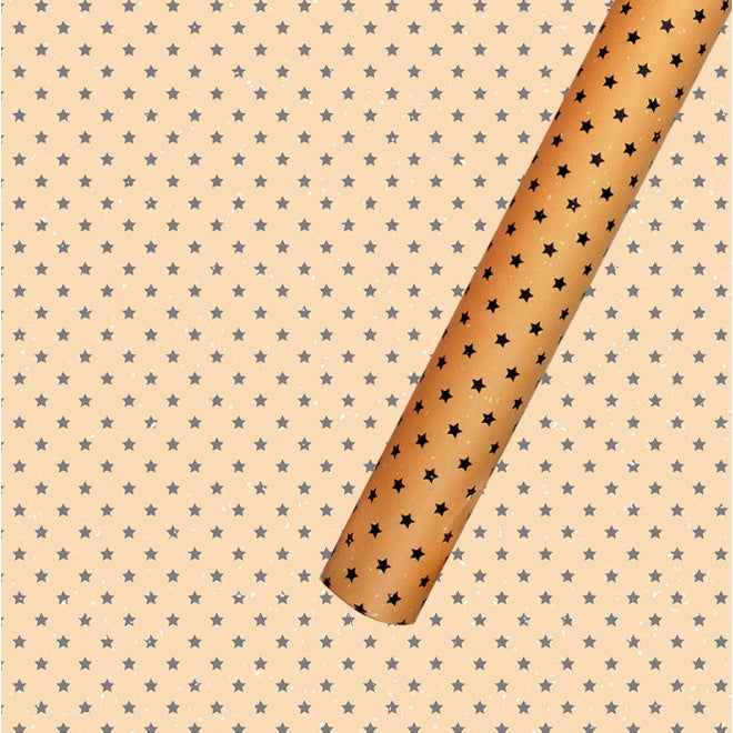 5pcs | Yellow Kraft Paper Flower Rapping Paper DIY Holiday Gift Gift Wrapping Paper