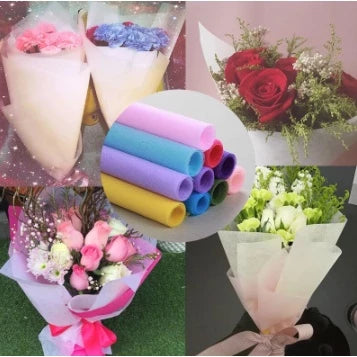 10 PCS | Tissue Paper Wrapped Flower Paper ~ Bouquet Wrapped Flower paper