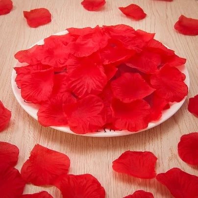 100pcs | Artificial Creative Rose Flower Petals Wedding Valentines Decor