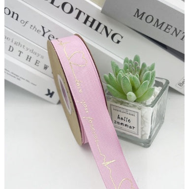 HEARTBEAT 5 yards Grosgrain Satin Ribbons Diy Wedding Christmas Party Decoration