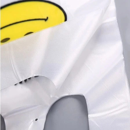 Printed Plastic Bag SMILEY Plastic Bag Sand Multi Bag Transparent