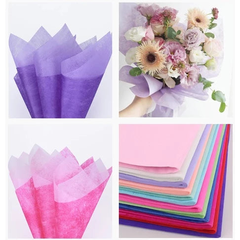 10 PCS | Tissue Paper Wrapped Flower Paper ~ Bouquet Wrapped Flower paper