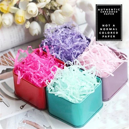 20g Cheapest Shredded Paper | Colorful Paper Gift Packaging | Paper Fillers Crinkled