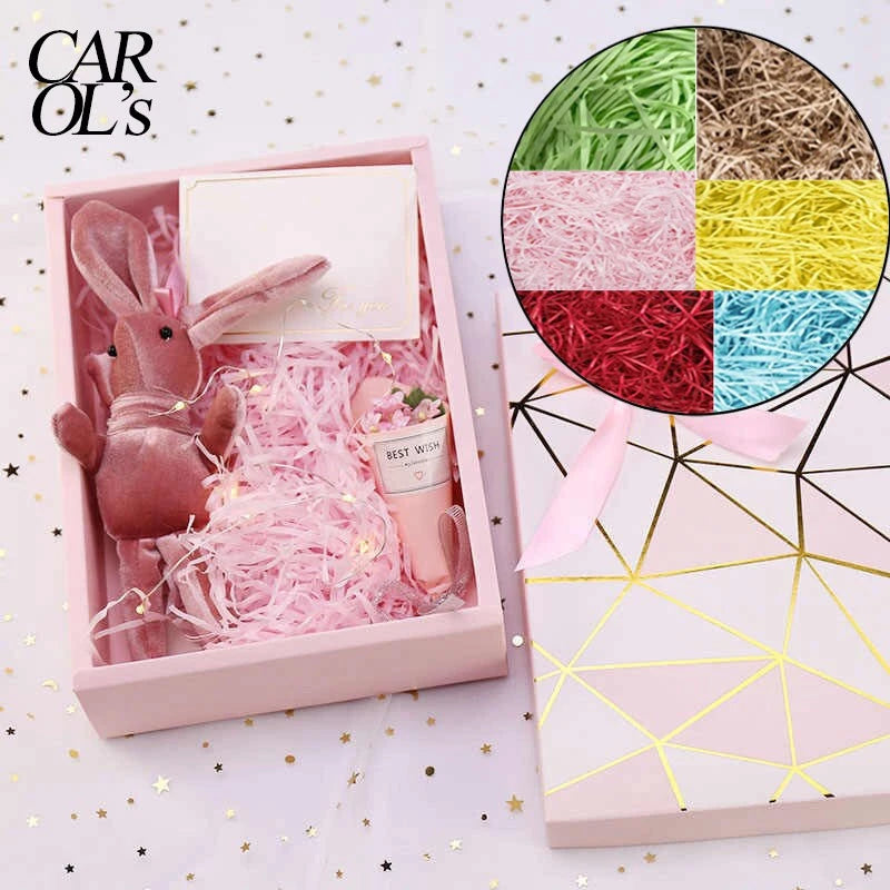 Cheapest Shredded Paper | Colorful Paper Gift Packaging | Paper Fillers Crinkled 100 grams