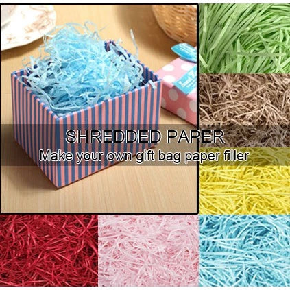 Cheapest Shredded Paper | Colorful Paper Gift Packaging | Paper Fillers Crinkled 100 grams