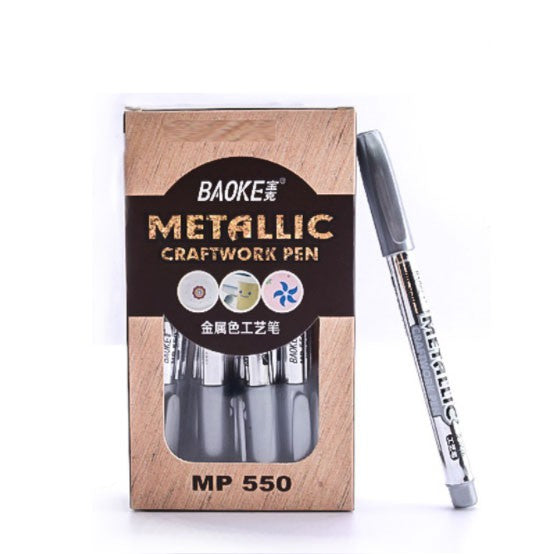 1.5mm Metallic Gold/Silver/Colorfully Marker Pen for DIY/Art Coloring/Scrapbooking Stationery