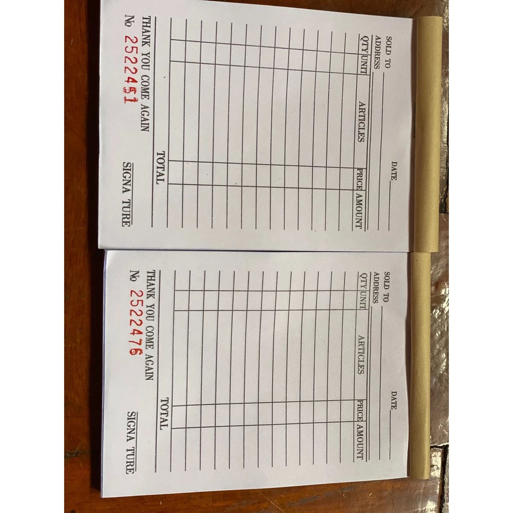 ORDER SLIP List Carbonless Receipt Resibo With Carbon/Receipt Paper