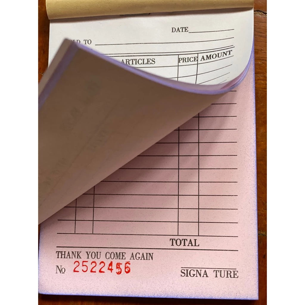 ORDER SLIP List Carbonless Receipt Resibo With Carbon/Receipt Paper