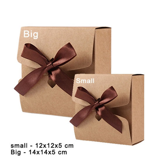 Foldable Gifts Packaging Box Kraft Carton Gift Box Kraft/Black Packaging Box