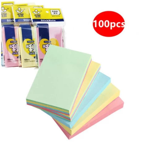 100 sheets | sticky note stationery message stickers office