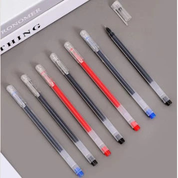 Sulit gel pen 0.5mm red, blue and black full needle tube signature pen