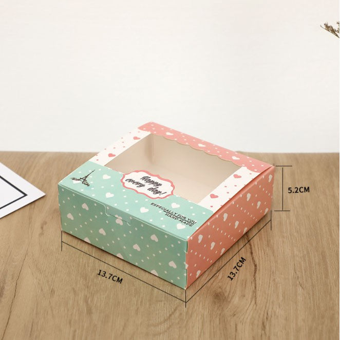 Egg yolk Box S/M/L cupcakes boxes Wedding/Birthday home party pastry gift boxes