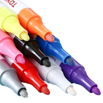 100% Original TOYO | TEN Colors Original Motorcycle Waterproof Rubber Permanent Paint Marker