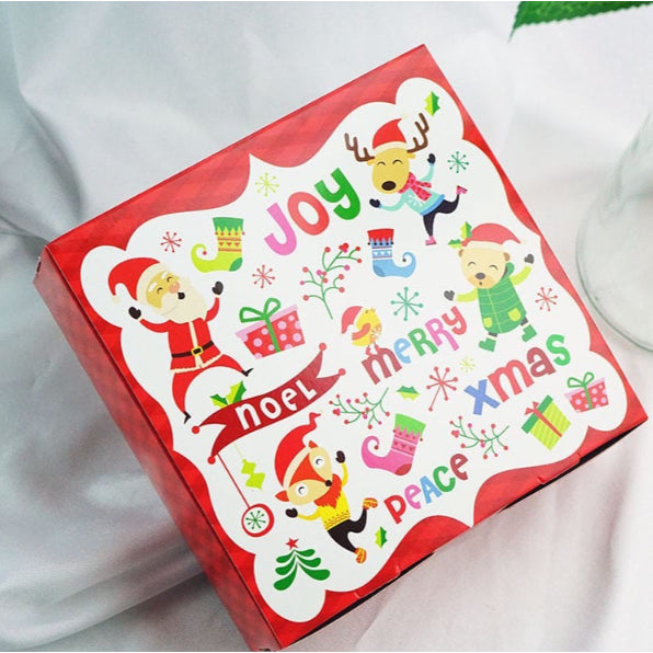 Christmas Design Paper Box Gift Treat Boxes packing gift dried fruit paper box