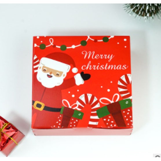 Christmas Design Paper Box Gift Treat Boxes packing gift dried fruit paper box