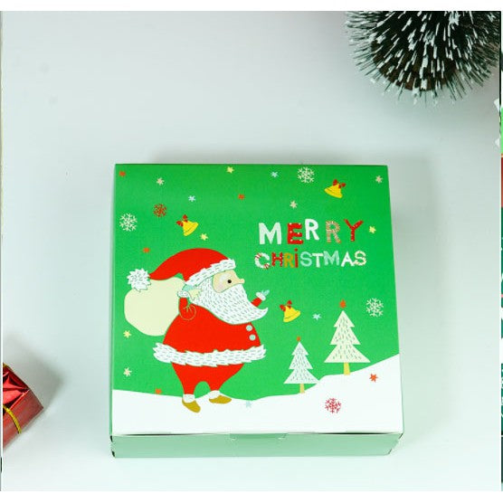 Christmas Design Paper Box Gift Treat Boxes packing gift dried fruit paper box