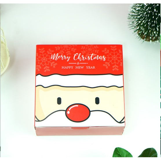 Christmas Design Paper Box Gift Treat Boxes packing gift dried fruit paper box