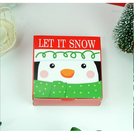 Christmas Design Paper Box Gift Treat Boxes packing gift dried fruit paper box