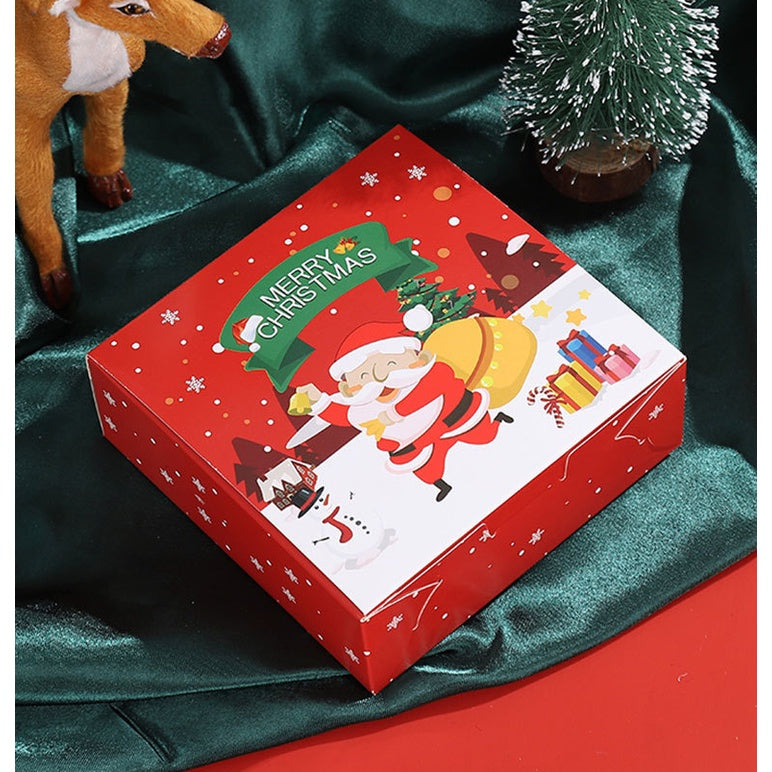 Christmas Design Paper Box Gift Treat Boxes packing gift dried fruit paper box