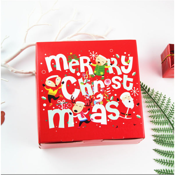 Christmas Design Paper Box Gift Treat Boxes packing gift dried fruit paper box