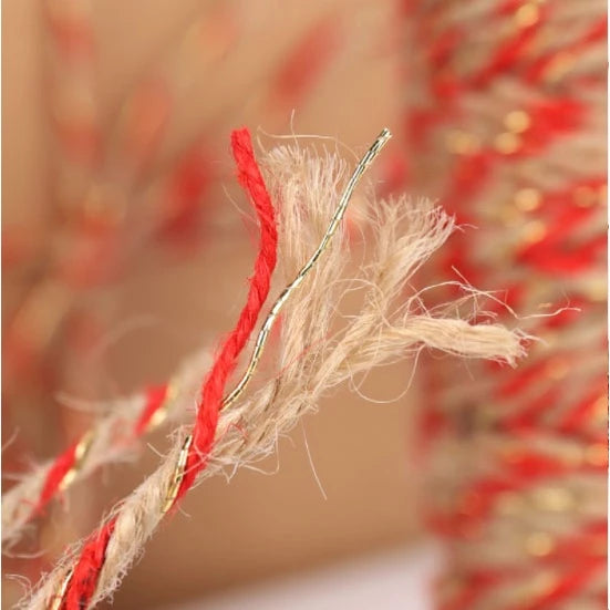 New Twine String Rope Cotton Cords Gift Packing Rope and Mixed Color Braided Hemp Rope