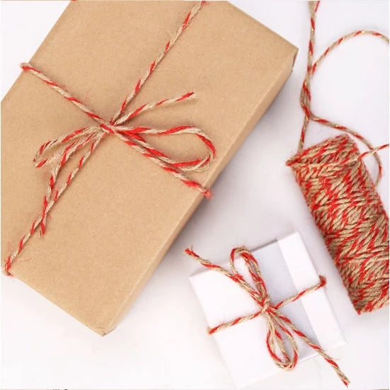 New Twine String Rope Cotton Cords Gift Packing Rope and Mixed Color Braided Hemp Rope
