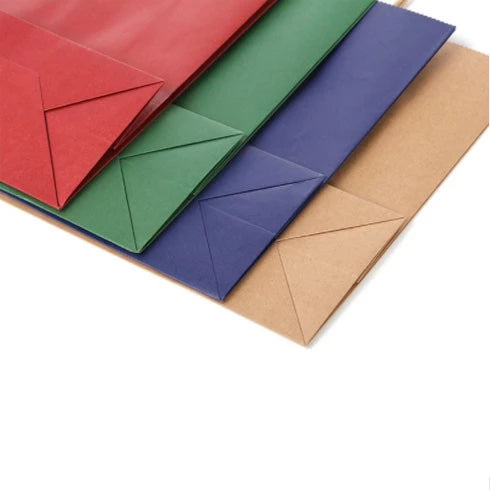Twisted Handle Brown/White/Red/Black/Green Kraft Paper Bag with twist Handle bag Gift Bag