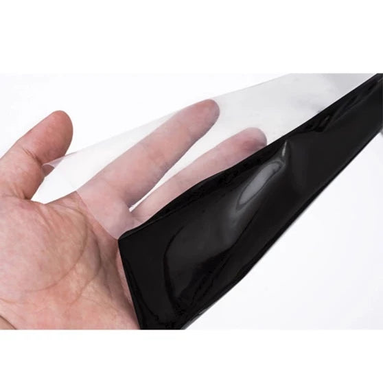 100pcs Black Smooth Based Nylon PE Vacuum Bag Clear and Black Vacuum Pouch Nylon for Food