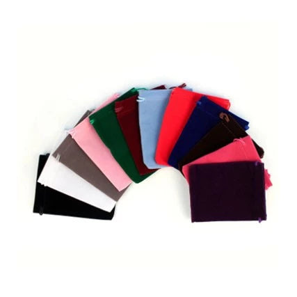 (1pc/pack) Drawstring Velvet Bags Jewelry Packaging Bag Wedding Pouches & Gift Bag